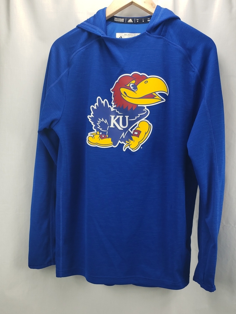 Adidas Kansas University Jayhawks Hoodie Men's Size Medium